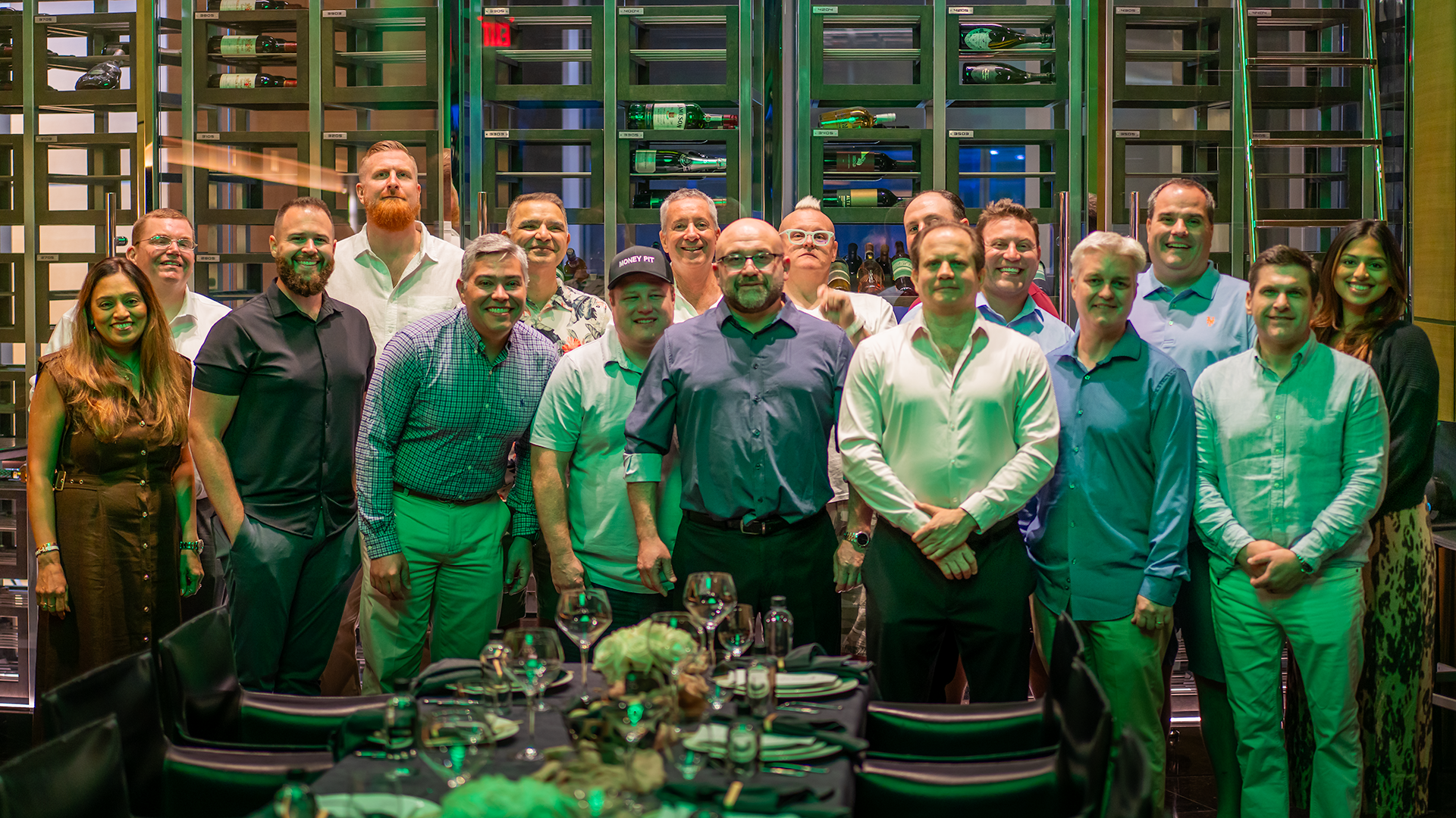 Team dinner party